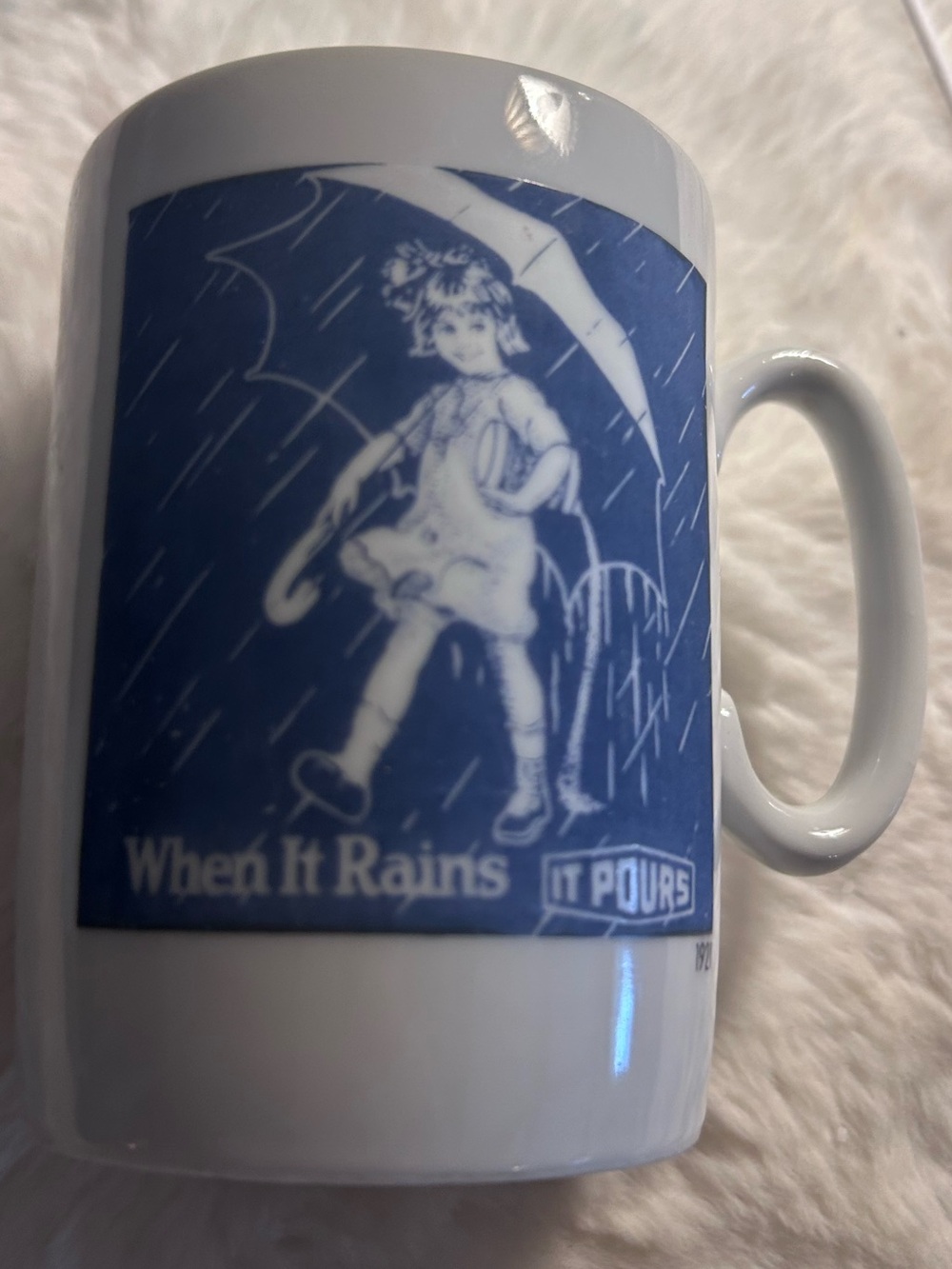 “Morton Salt Girl When It Rains It Pours” Cup